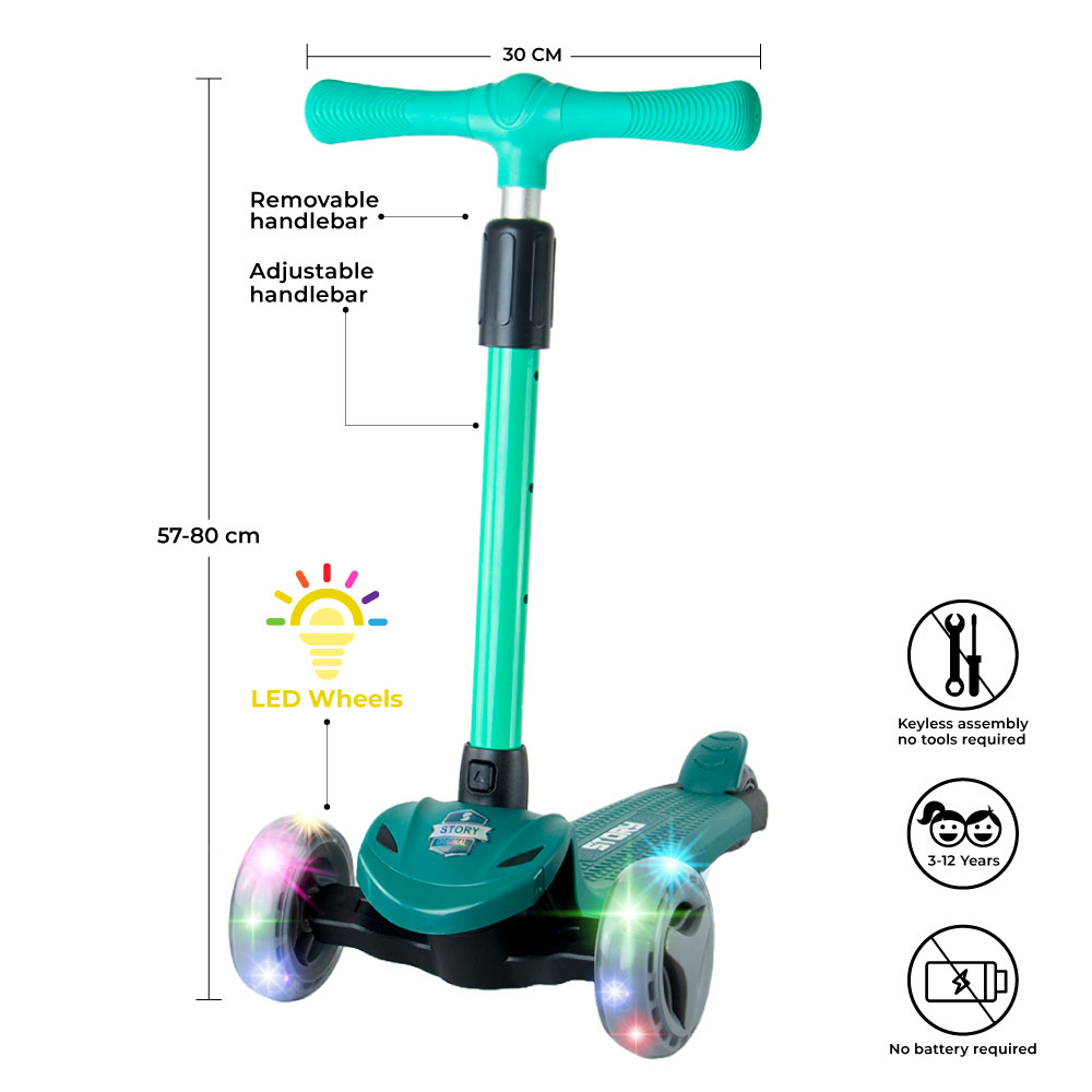 Story Mini Friends Deluxe 3IN1 Trottinette Enfant