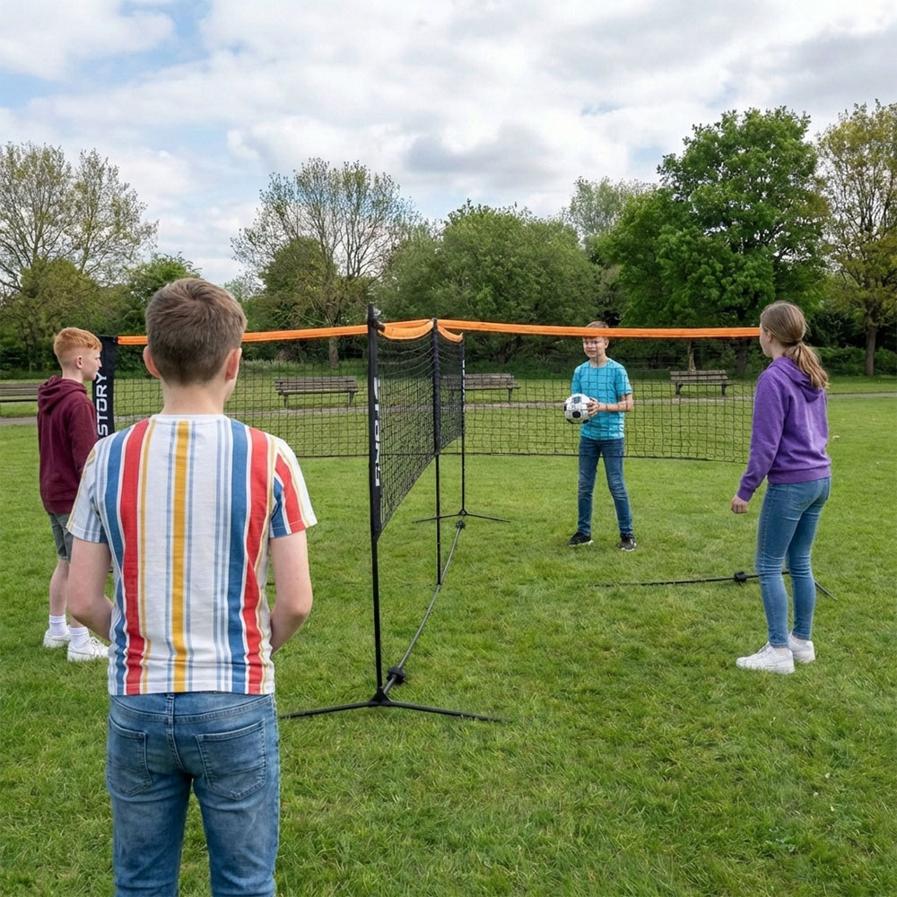 Story QuadZone 4-Way Filet de tennis-foot