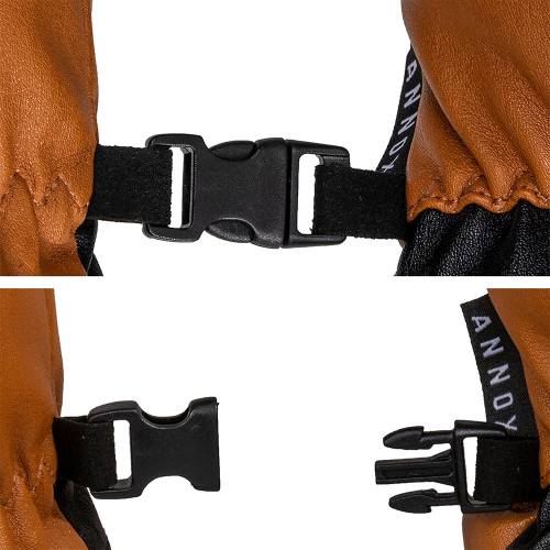 Annox Peak Gants de ski en cuir