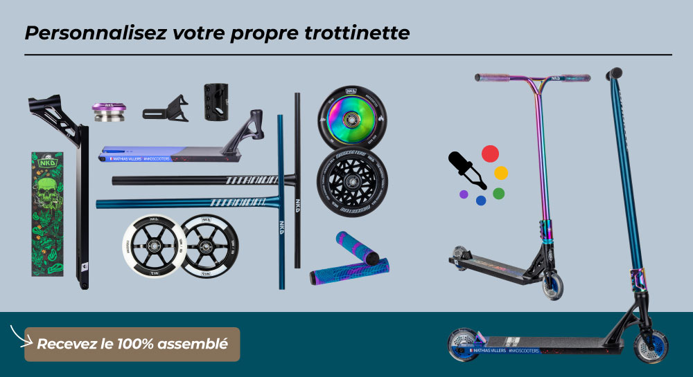 Trottinette Freestyle Custom - Occasion - 2 Roues